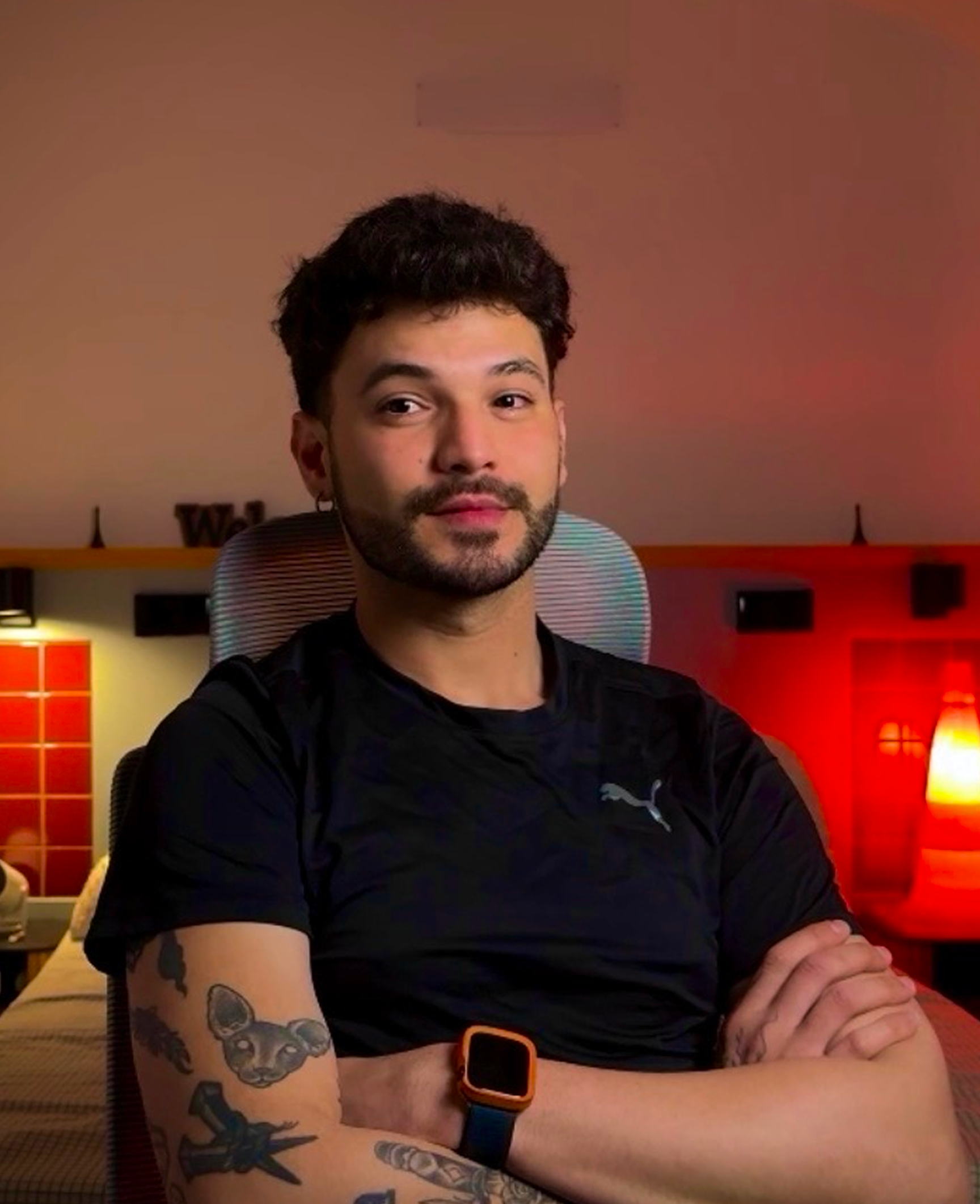 Retrato de Caique Sobral, Diretor de Audiovisual e Tráfego na Think
